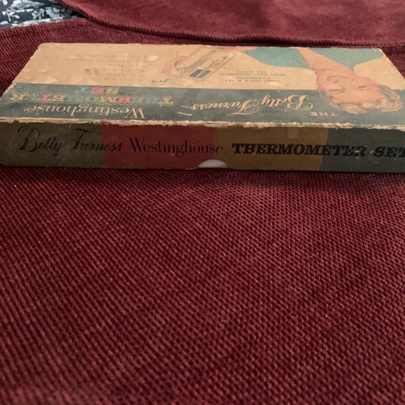 Vintage 1950s Betty Furness Westinghouse Thermometer Set Candy Roasts Jellies - Picture 8 of 10
